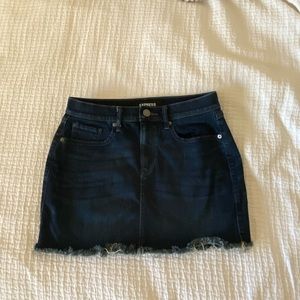 demin express mini skirt